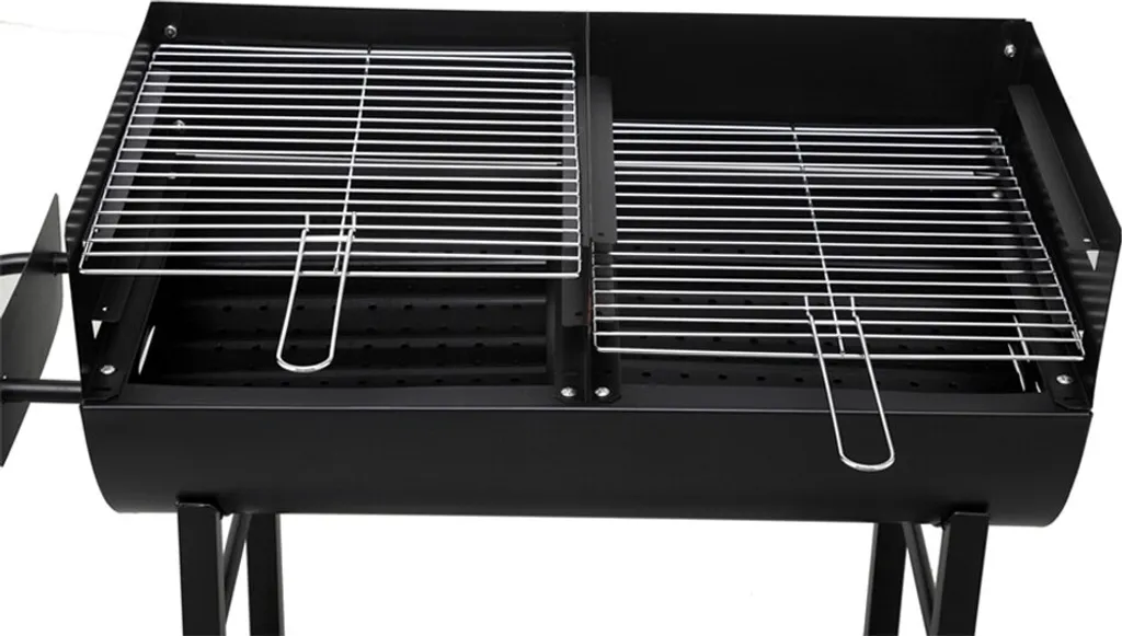 Barbecue rond sur roues Tepro Detroit, grillade charbon de bois 55 cm