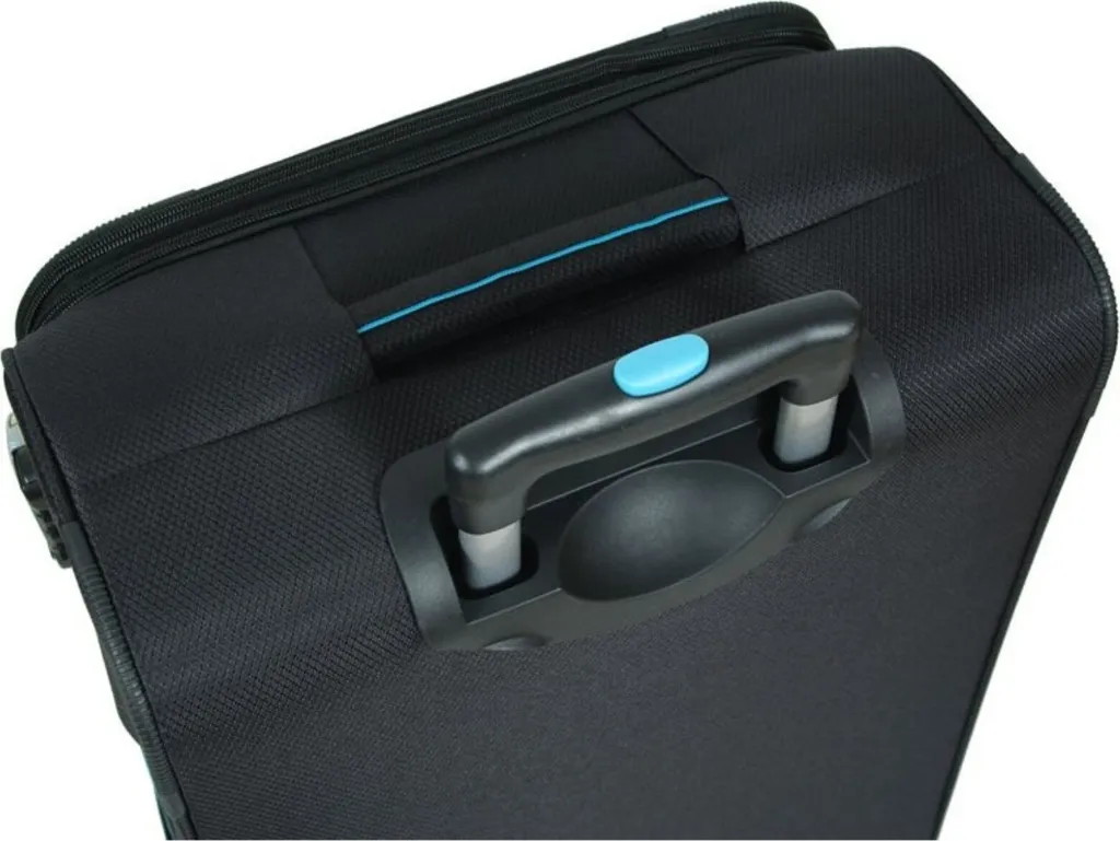 Valise Dielle 30050NE avec 4 Roues Multidirectionnelles - Noir Élégant