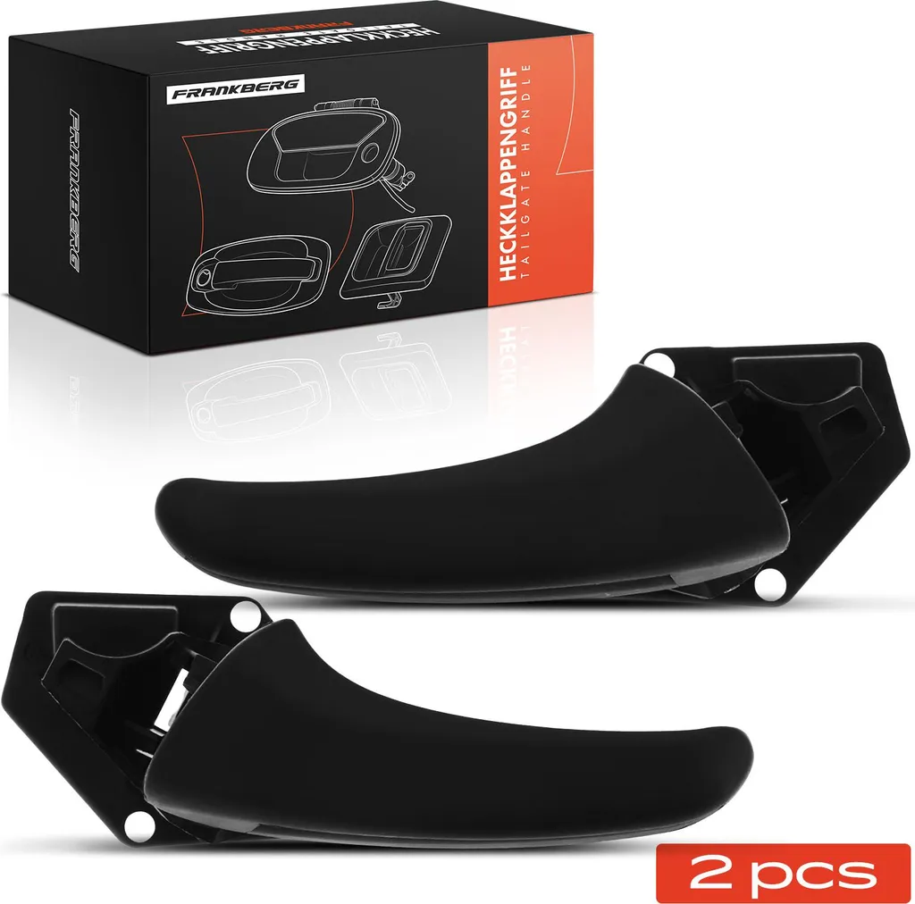 Poignée de Porte Robuste Noire pour Mercedes Atego 2002 à 2008 - 2x