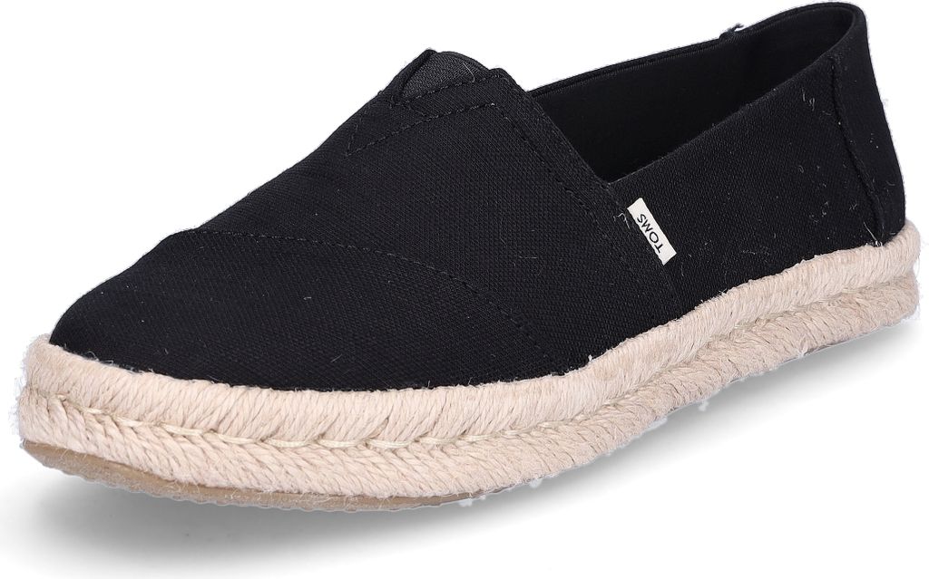 Toms Damen Espadrille Alpargata Rope 2.0 schwarz