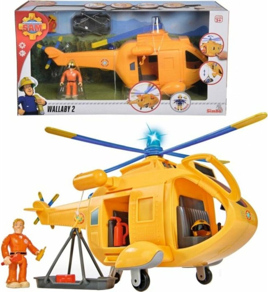 Simba Strażak Sam helikopter Wallaby II z figurką Zdjęcie produktu 