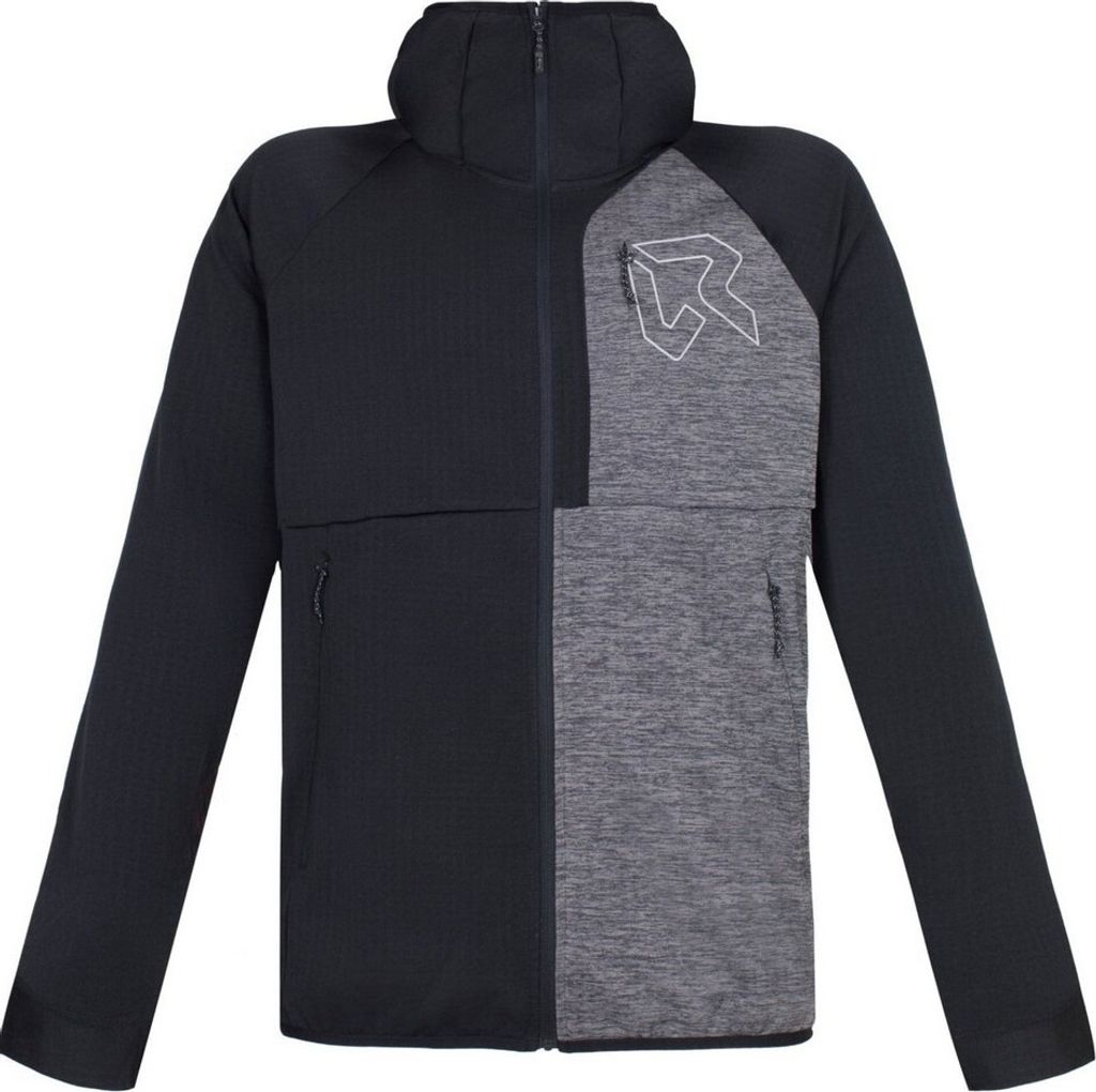 Rock Experience Headwall Fleece Mit Durchgehendem Reißverschluss Schwarz M Frau Schwarz M