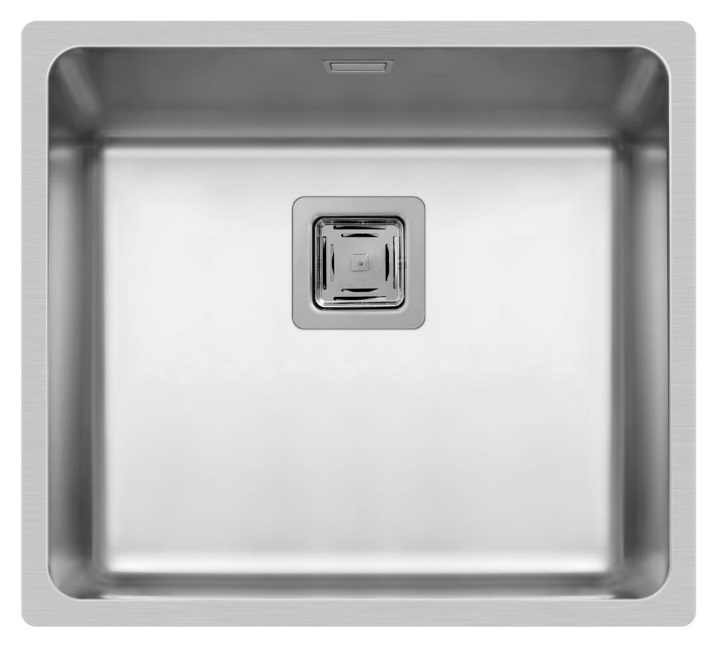 PYRAMIS Spüle LUME (45x40) 1B Edelstahl poliert für flächenbündige Montage / Edelstahlspüle