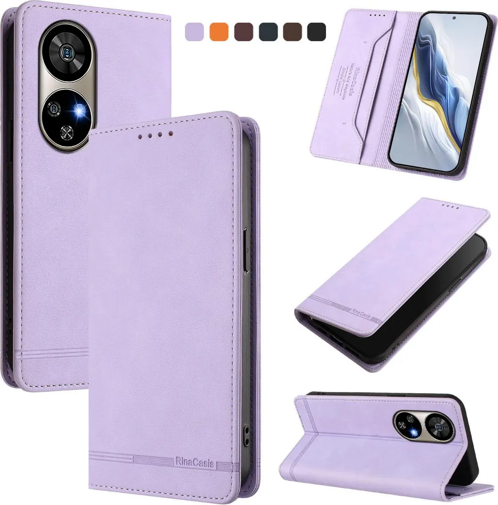 BaiFu Custodia per Ulefone Note 16 PRO, [Chiusura Magnetica] [Slot per Scheda] [Stand Supporto] Cassa per Ulefone Note 16 Pro-001