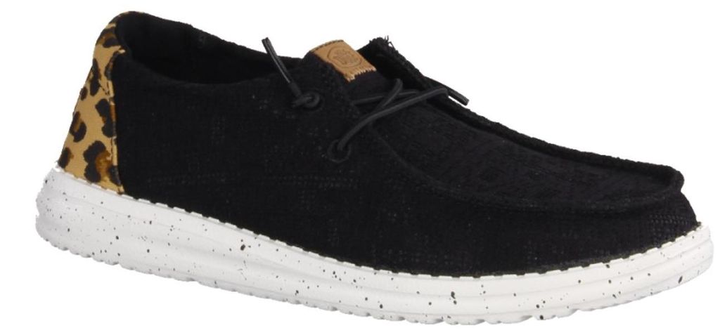 Hey Dude Wendy Wildcat Slip On, Damen, Sneaker, Blacl/Leo, Produktbild 