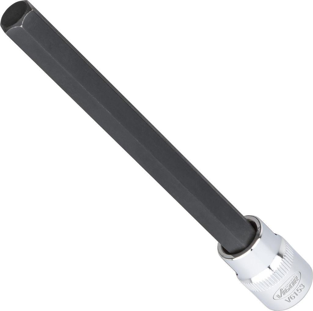 VIGOR Schraubendrehereinsatz V6153 3/8" Innen Sechskant Profil SW 10 mm