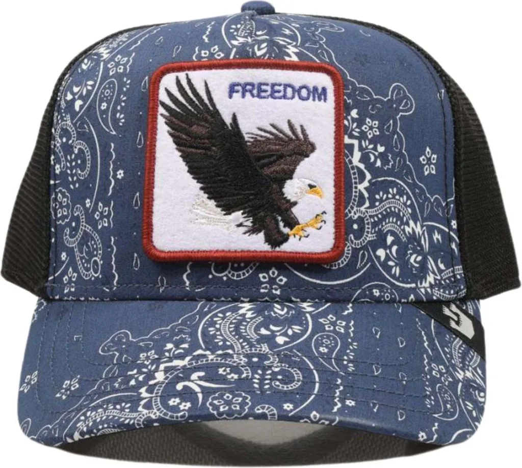 Goorin Bros Freedom Eagle Trucker Navy: Il Cappello Ideale per Viaggiare