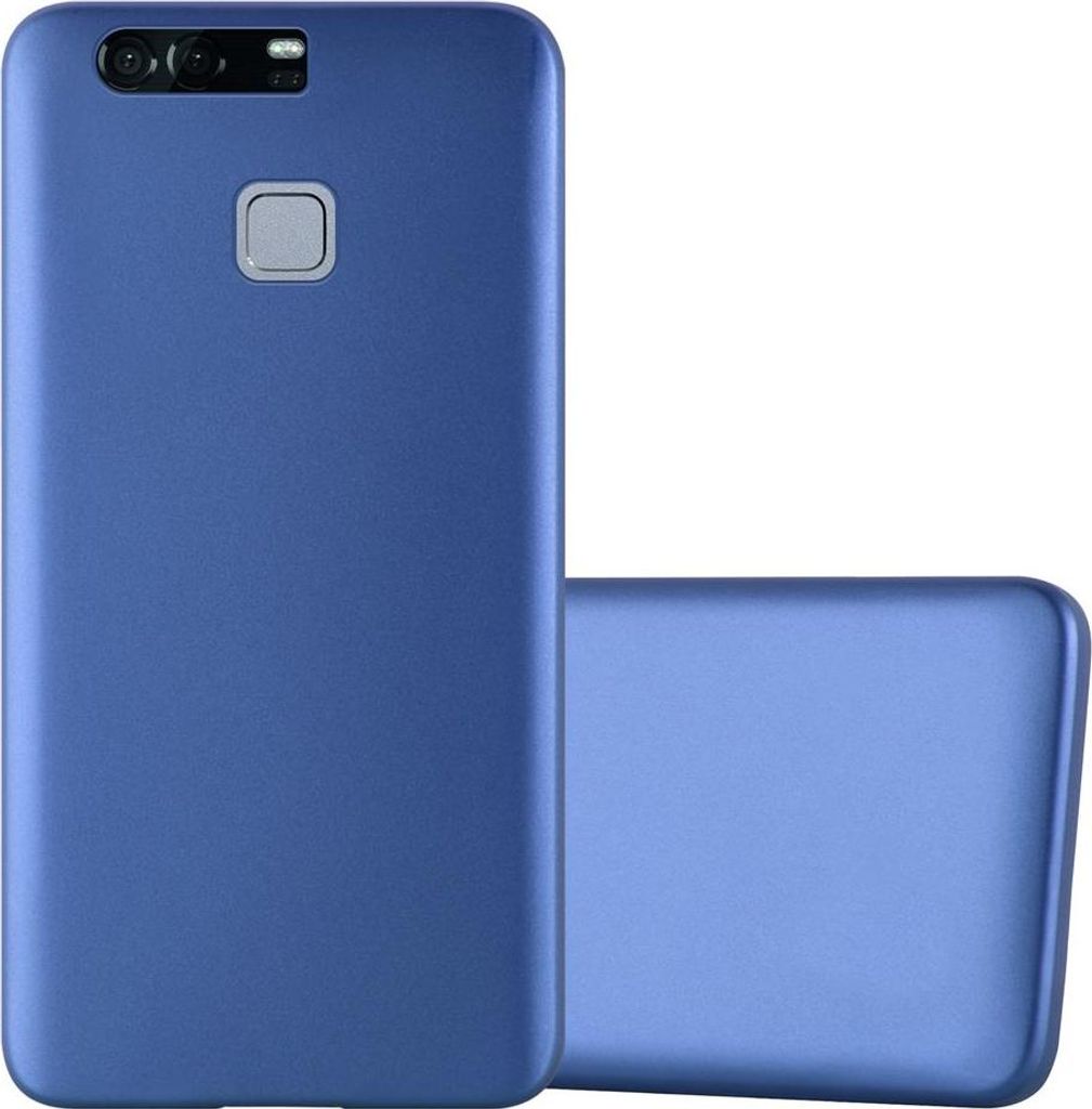 Cadorabo Schutzhülle für Huawei P9 PLUS Hülle in Blau Handyhülle TPU Silikon Etui Cover Case