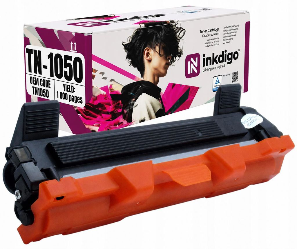 Inkdigo Toner TN1050 für Brother DCP-1510E, DCP-1512E, Produktbild  KI-generiertes Bild