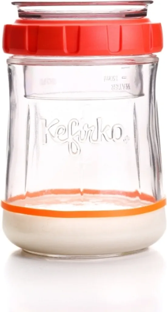 Fermentatore per Pasta Madre 900 ml Arancione: Kit Vetro Professionale