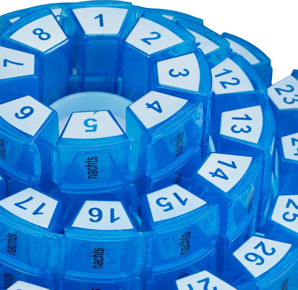 Boîte de Rangement Médicaments 31 Cases - Pilulier Longue Durée Robuste - 7