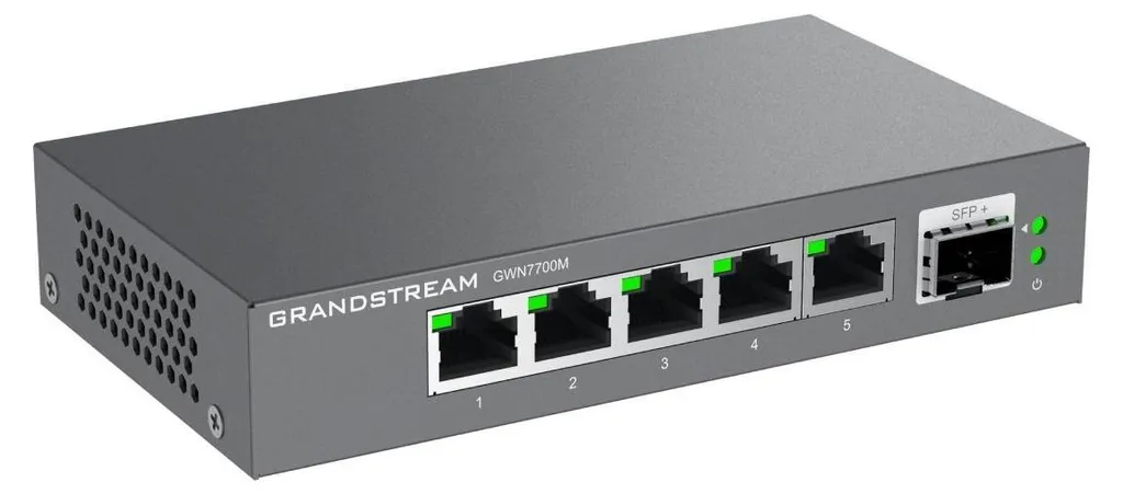 Switch Ethernet 2.5G Grandstream GWN7700M idéal pour Streaming 4K - 3