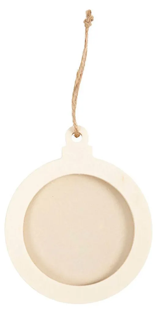 Cintre rond en bois polyvalent 8cm lot de 24 anneaux pour rangement chic