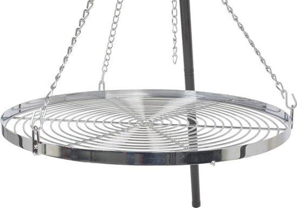 Barbecue d'extérieur, hauteur réglable, en acier Image du produit 