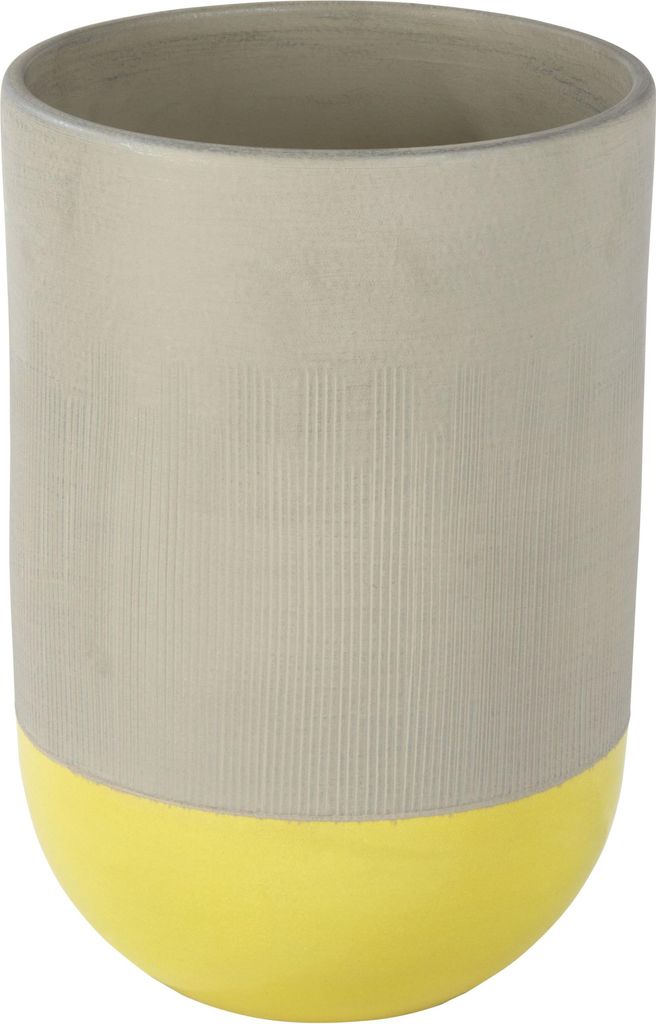 Lambert Mizo Gefäß, Keramik, zitrone, H 30 cm D 20 cm 58492 SP25-2