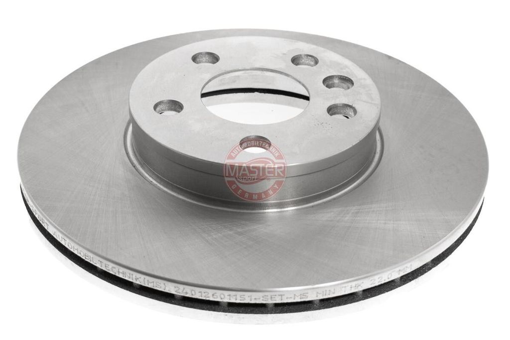 2x MASTER-SPORT Bremsscheibe 24012601151-PCS-MS vorne für FORD GALAXY (WGR) 56mm