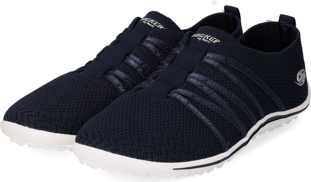 Dockers Damen Slip-On Sneaker Blau Textil  Größe: 40 Produktbild 