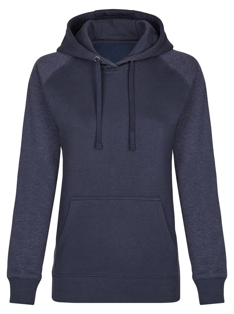 Miners Mate - "My Mate" Kapuzenpullover für Damen LT3775 (L) (Marine/Marineblau Meliert)