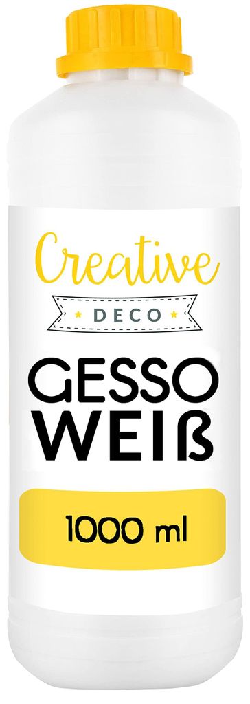 Creative Deco Wit Gesso Acryl Primer, 1L Productafbeelding 