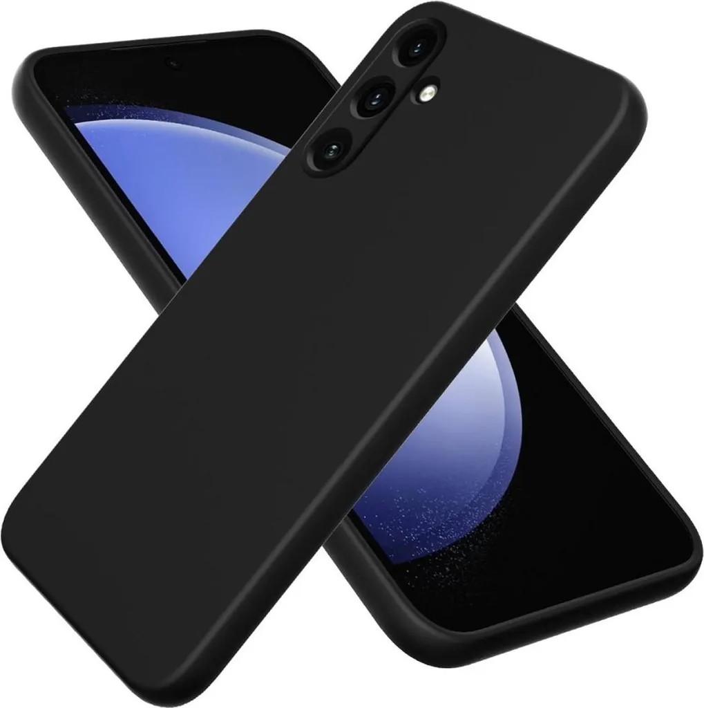 Offerta Custodia Samsung Galaxy A35 5G Silicone Nero Opaco Cover