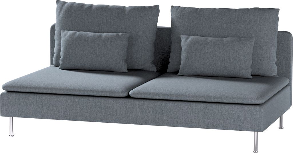 Dekoria Bezug für Söderhamn Sitzelement 3, grau, Bezug für Sitzelement 3
