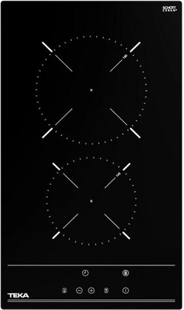 Plaque de cuisson vitrocéramique 2 feux Teka 112550007 domino de 30cm
