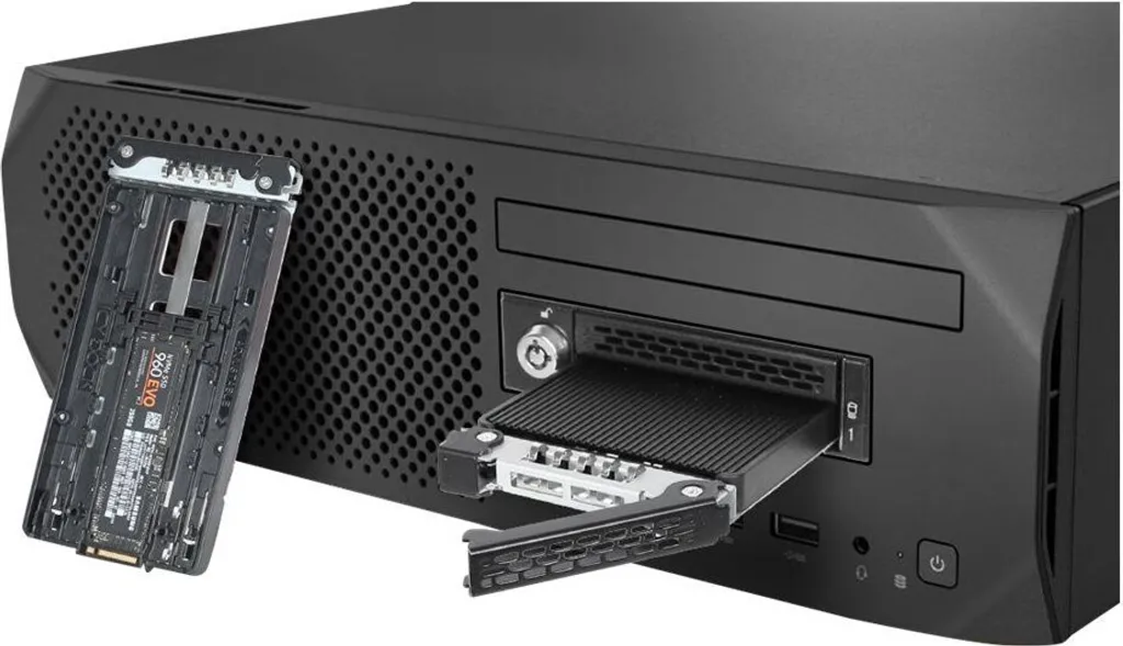 Rack de stockage mobile NVMe M.2 SSD boîtier métal robuste