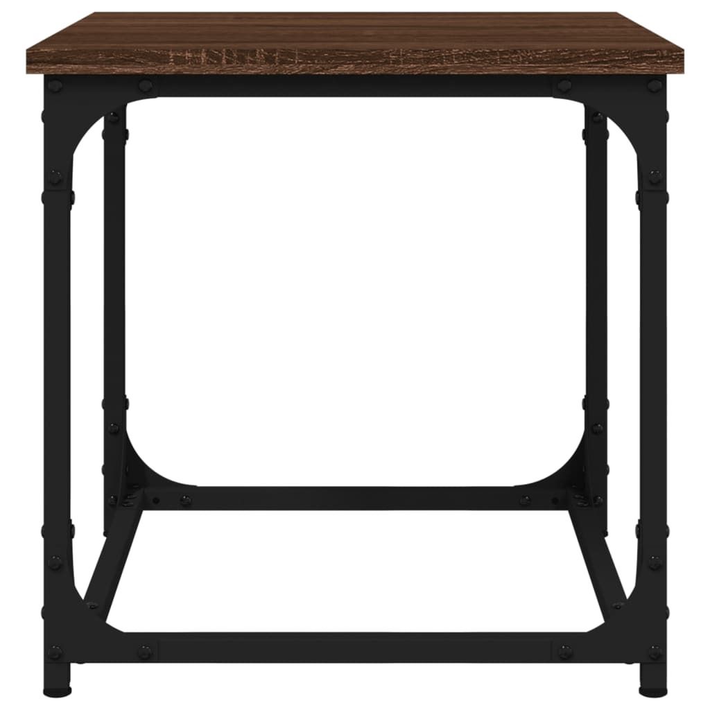 "2026 Aktion"Beistelltisch - CLORIS - Wohnzimmertisch - Robust und langlebig - Braun Eichen-Optik 40x40x40 cm Holzwerkstoff - NeuMöbel4276520