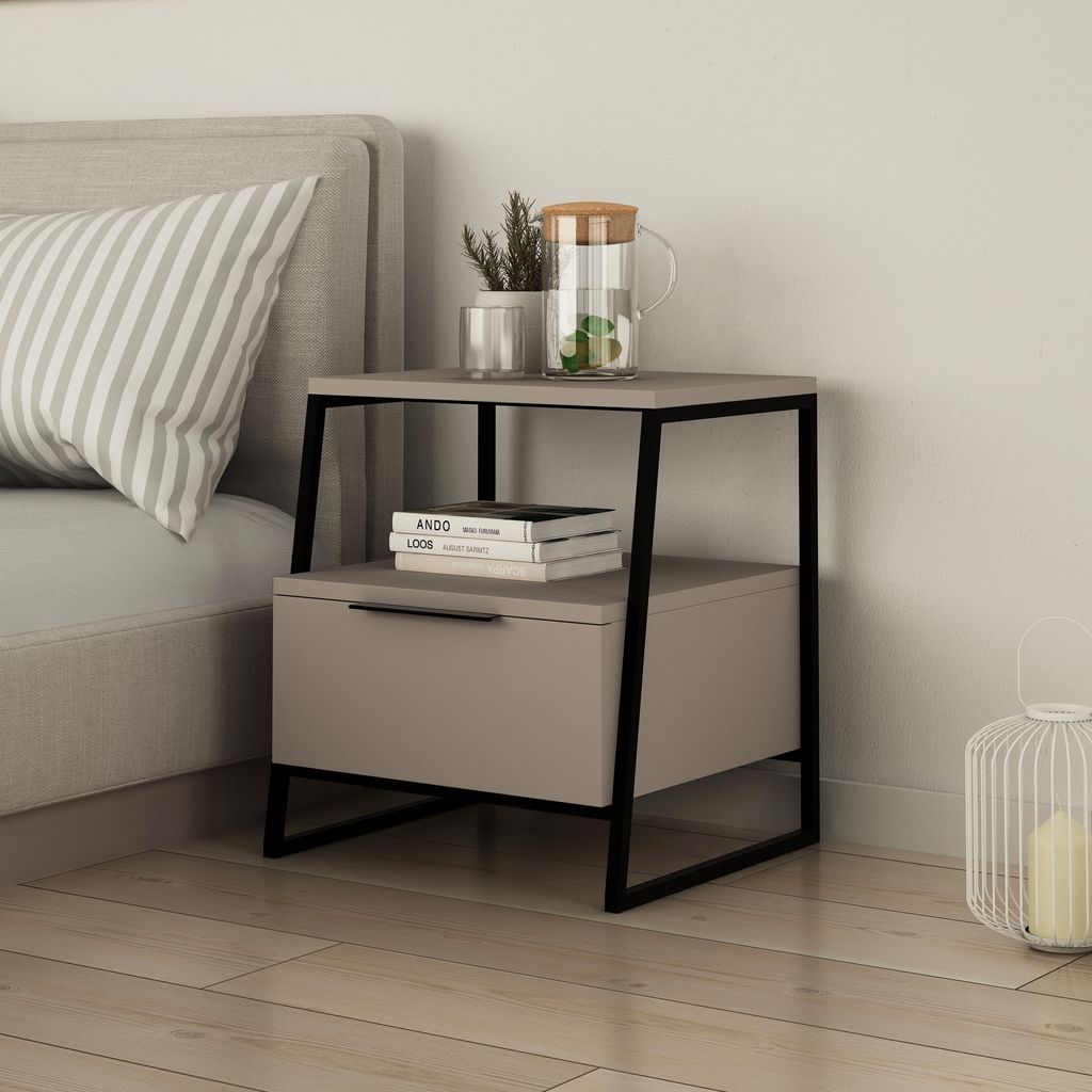 Skye Decor, Pal - Light Mocha v2, Nachttische & -schränke, Produktbild 