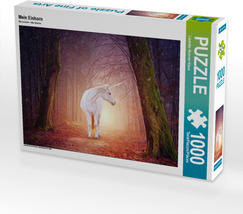 CALVENDO Puzzle Mein Einhorn | 1000 Teile Lege-Größe 64x48cm Foto-Puzzle für glückliche Stunden