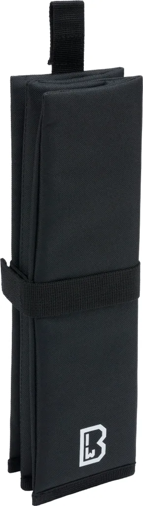 Coussin de Siège Pliable Brandit Noir OS - Tapis d'Assise de Randonnée