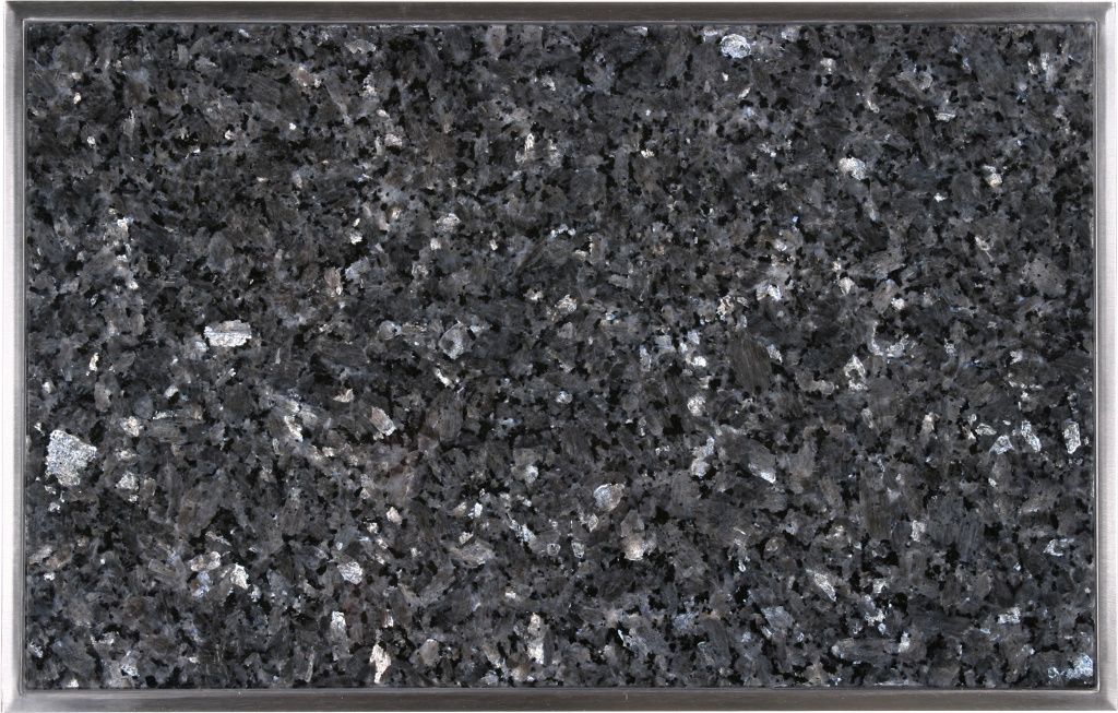 Einbau Granitfeld Blue Pearl inkl. Edelstahlwanne 510 x 325 Produktbild 