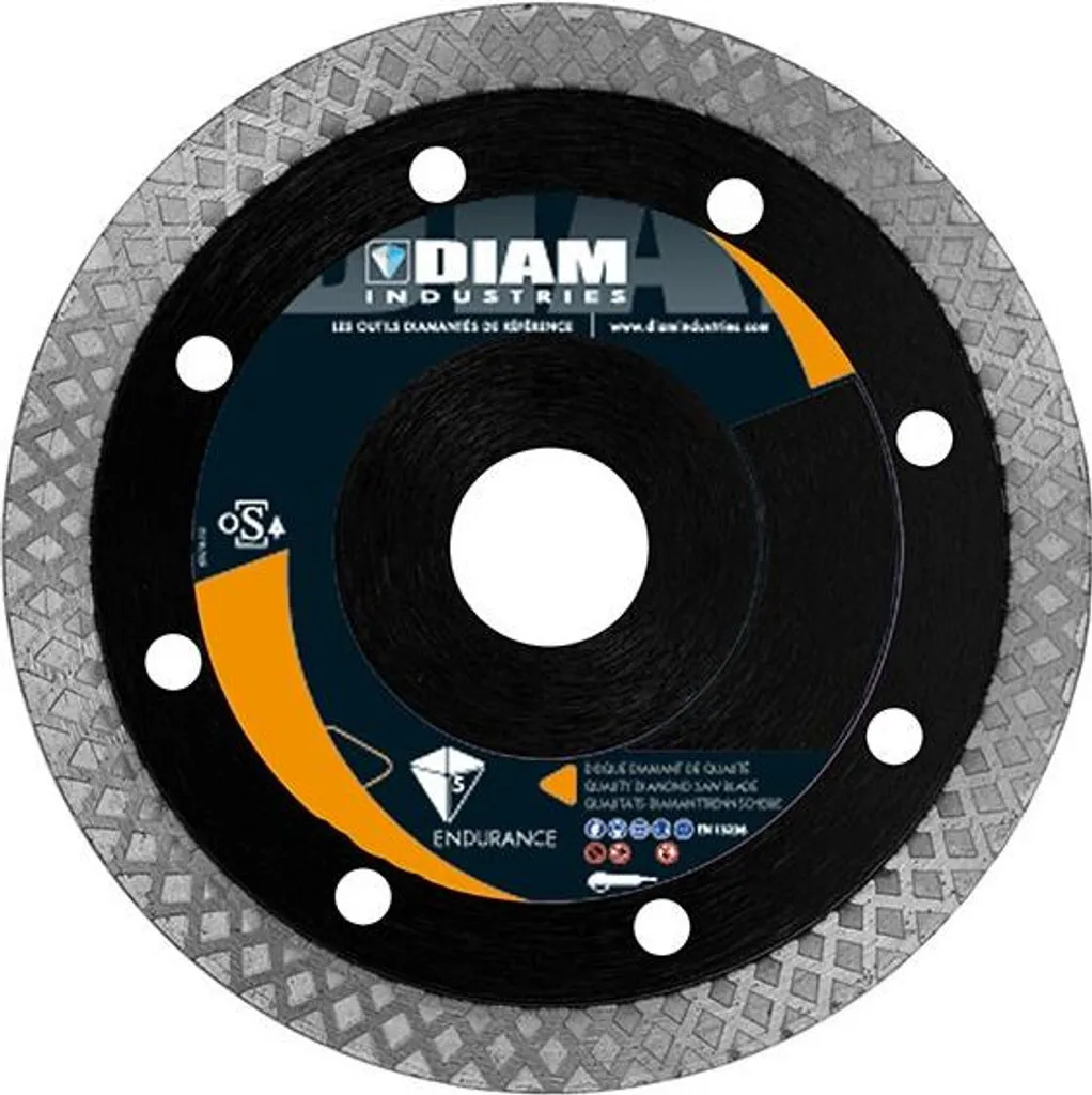 Disque diamanté 125 mm pour pose de carrelage et coupe de céramique