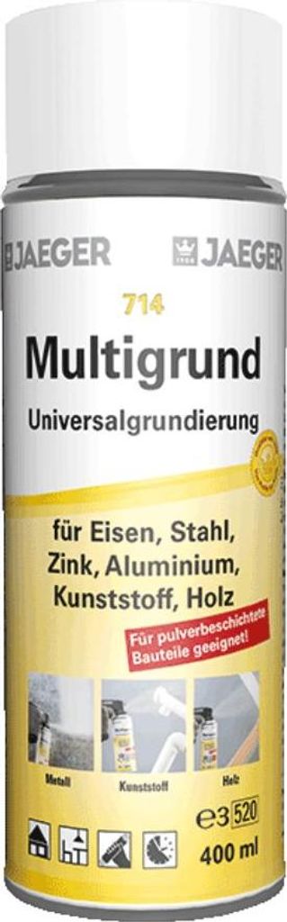 Jaeger 714 Multigrund-Spray Universalgrundierung 400ml, weiss
