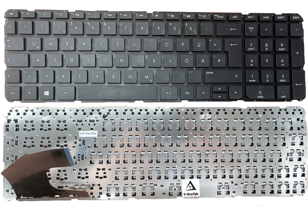 Clavier noir HP Pavilion 15-b112ss - AZERTY sans rétroéclairage