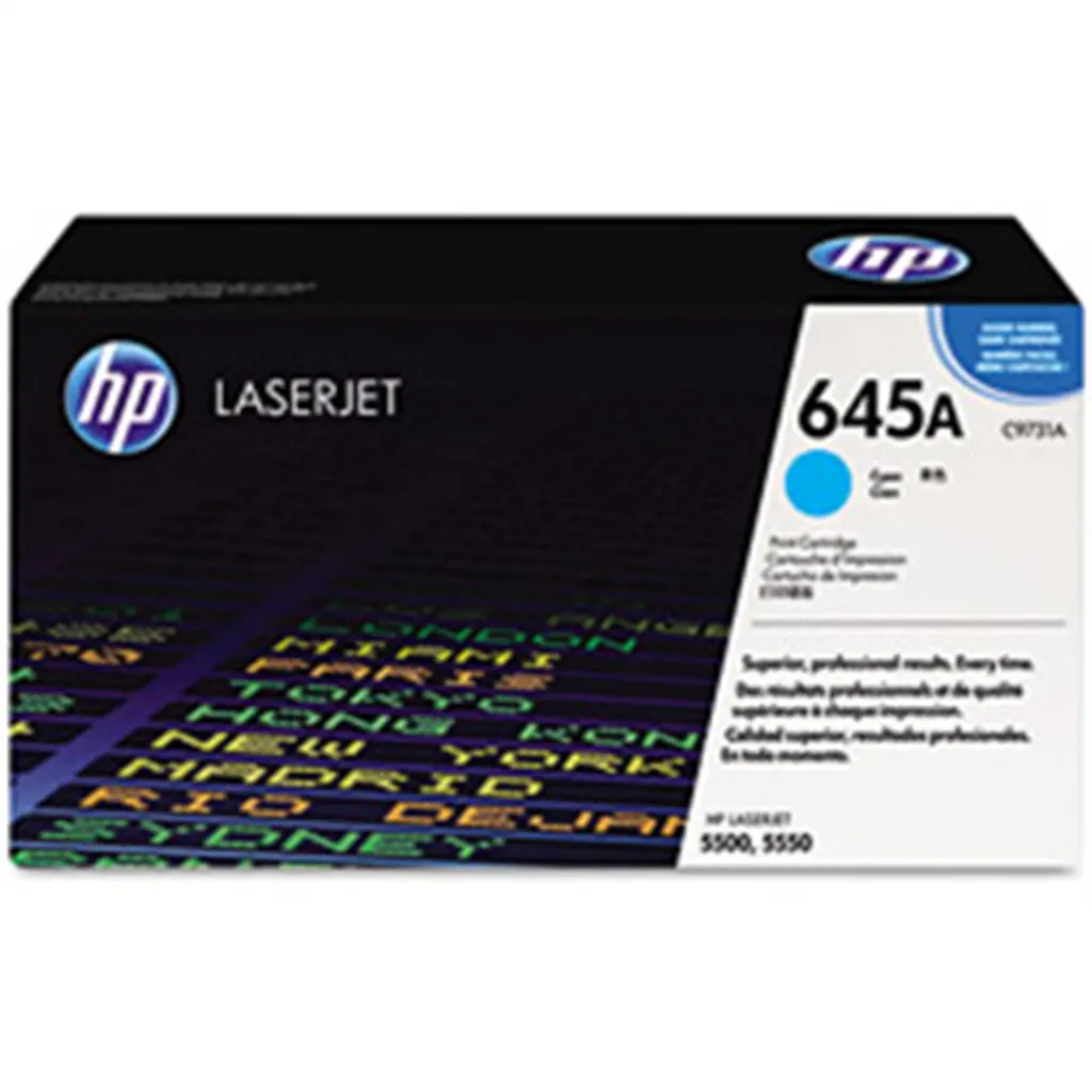 Cartouche de toner Cyan HP C9731AC haute performance pour imprimante laser