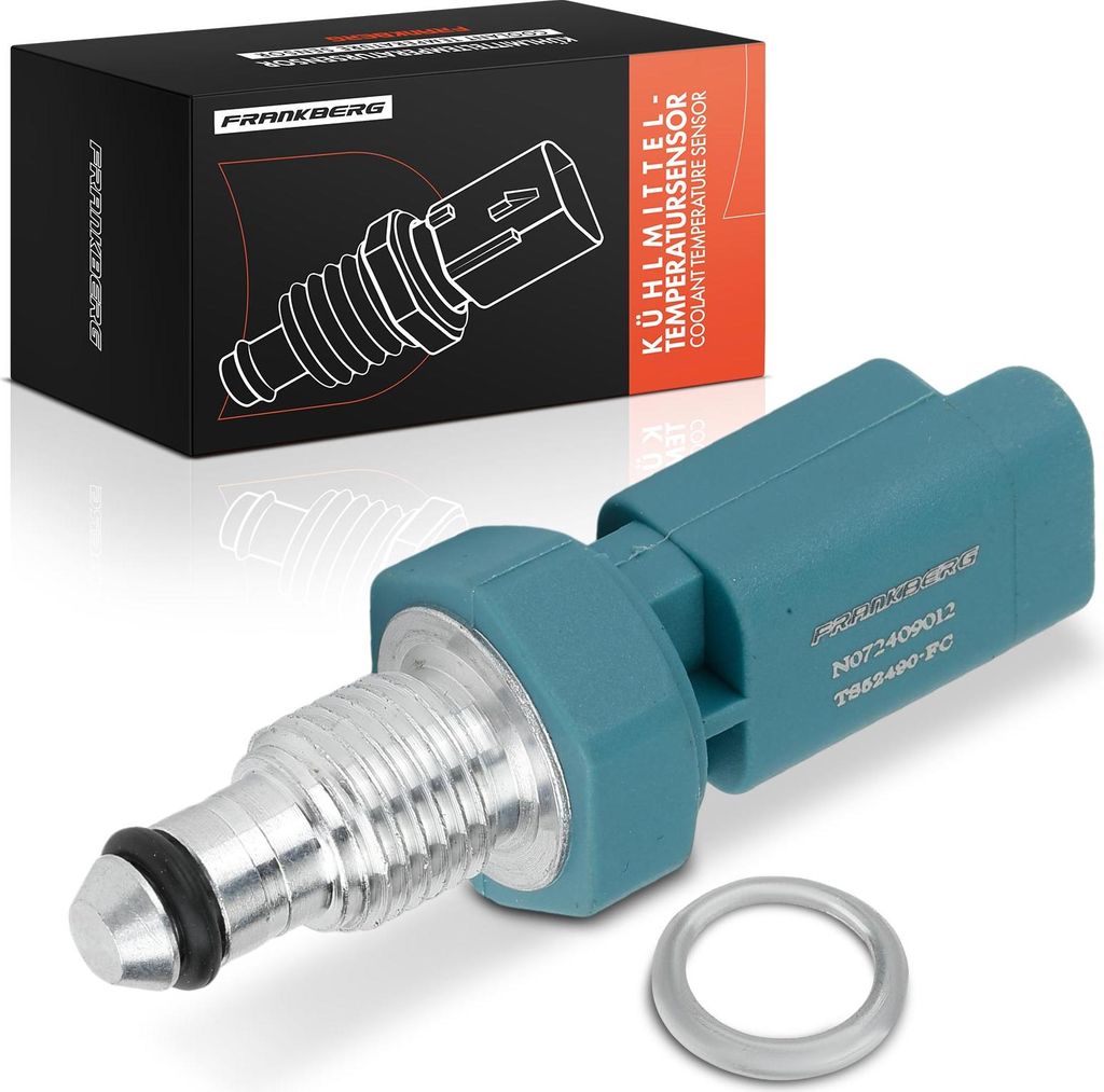 Frankberg 1x Kühlmitteltemperatur Sensor Temperatursensor für Ford Focus Citroen C4 Peugeot