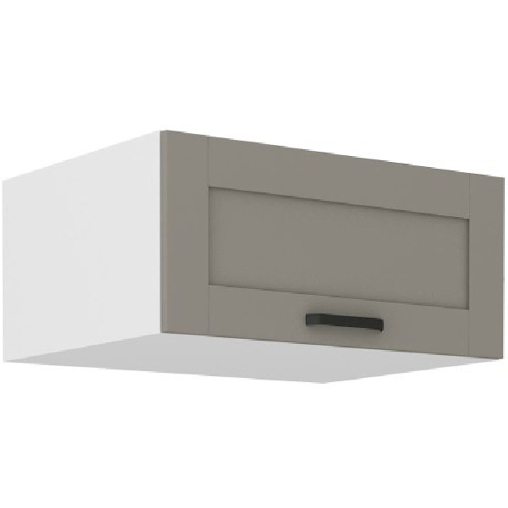 LAILI Tiefschrank für Dunstabzugshauben - Breite 80 cm, hellgrau/weiß