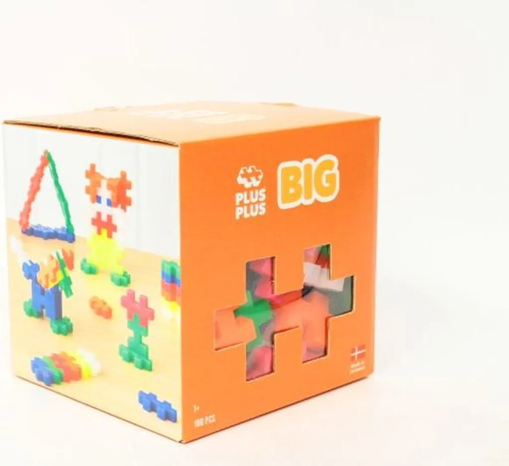 Briques de Construction Géantes Plus-Plus Big Neon Kit de 100 Pièces