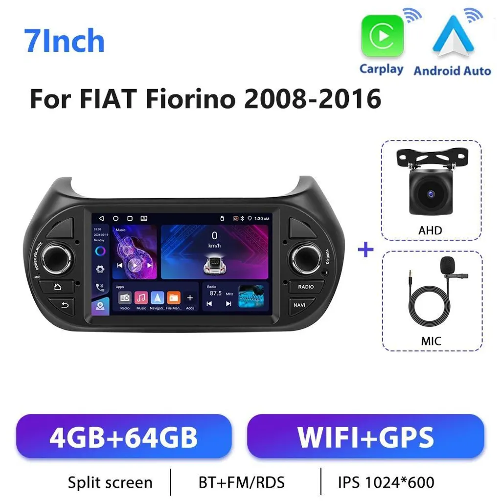 Autoradio Android Fiat Fiorino : Finissez-en avec le manque de visibilité