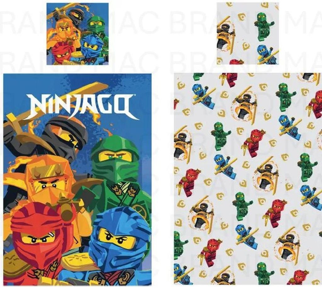 Biancheria da letto LEGO Ninjago per bambini 100x135 cm + Immagine del prodotto 
