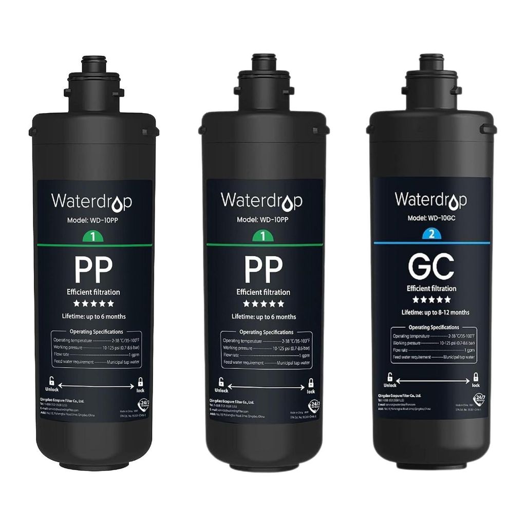 Filtres de remplacement Waterdrop TSA&TSB, lot de 3 (2 x Image du produit 
