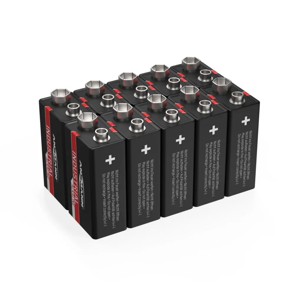 Pile 9V Ansmann 1505-0001 alcaline non rechargeable pack de 10