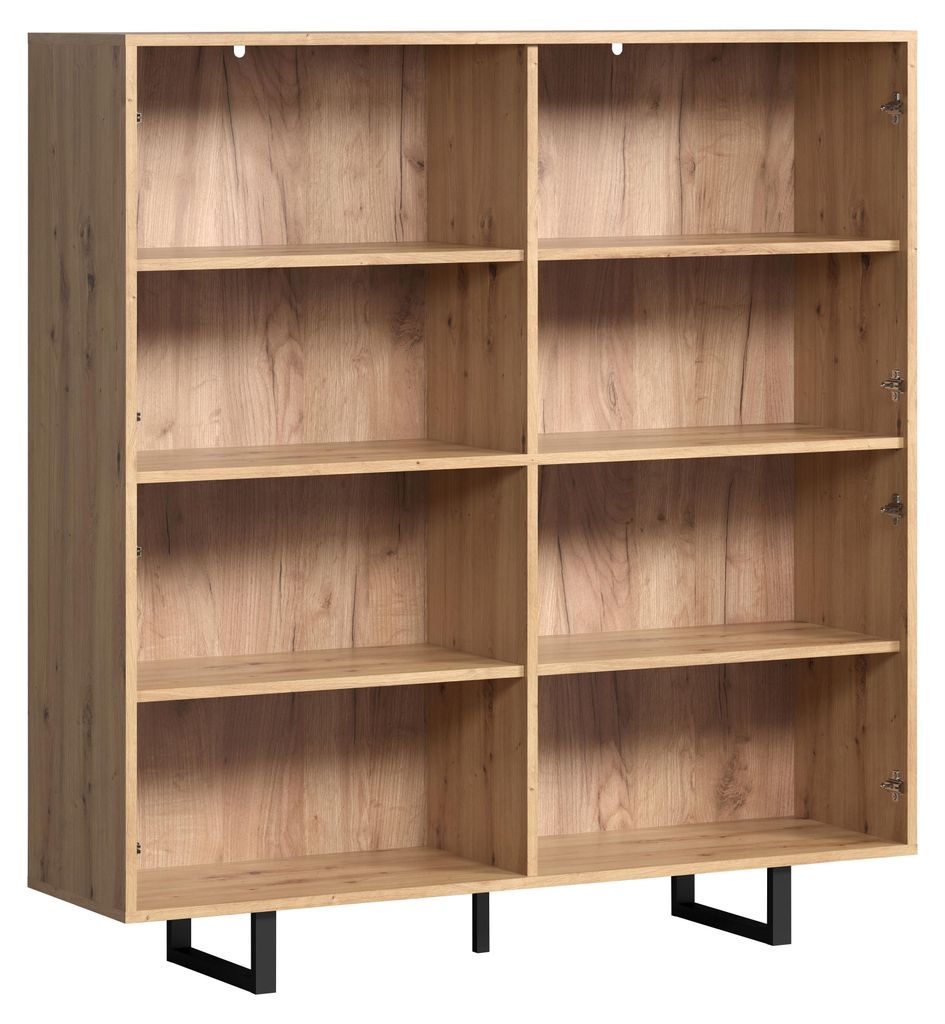 Sentra WO:Ko.Artisan Eiche Melamin,Highboard ohne Fronten