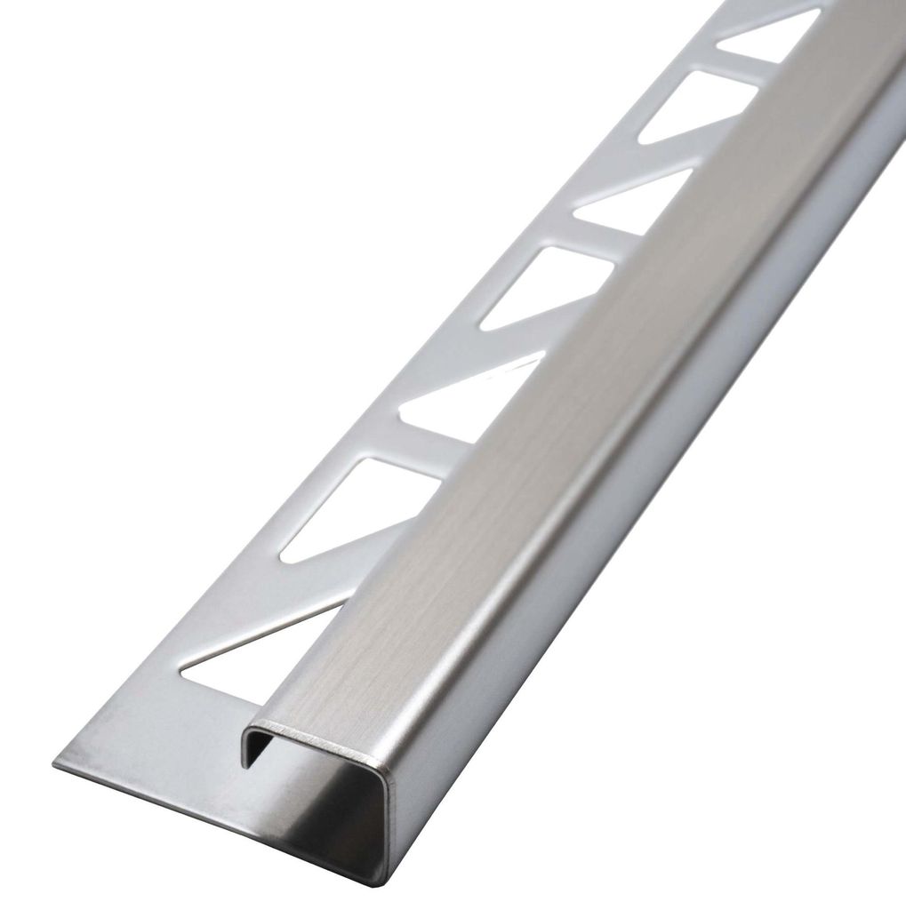 Dalsys Fliesenschiene Eckprofil 2,5m x 12,5mm Edelstahl Produktbild 