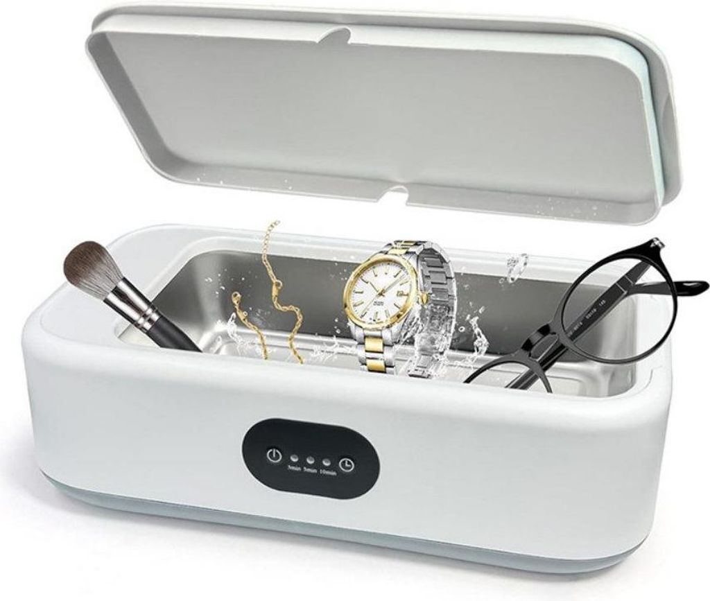 Ultraschallreiniger Ultraschallreinigungsgerät 49KHz Ultraschallreiniger für Schmuck Uhren Brille