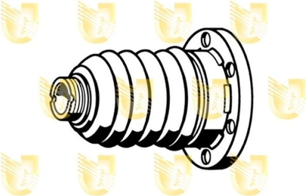 2 Faltenbalg, Antriebswelle UNIGOM 310220H für VW, getriebeseitig