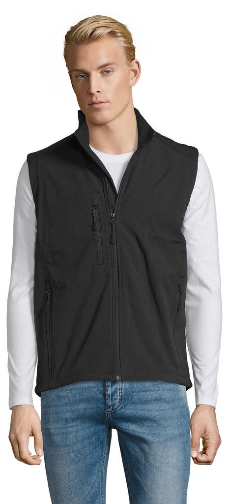 SOLS - "Rallye" Weste für Herren Ärmellos LT1939 (XXL) (Schwarz)
