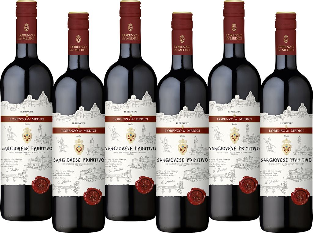 GERSTACKER LORENZO de' MEDICI SANGIOVESE PRIMITIVO IGP Produktbild 