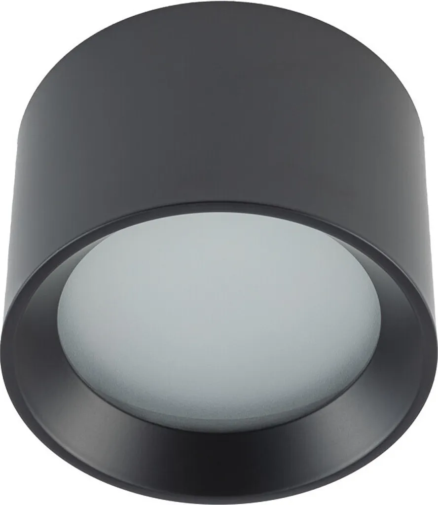 Spot en aluminium noir IP54 compact 12W GX53 Nowodvorski design moderne
